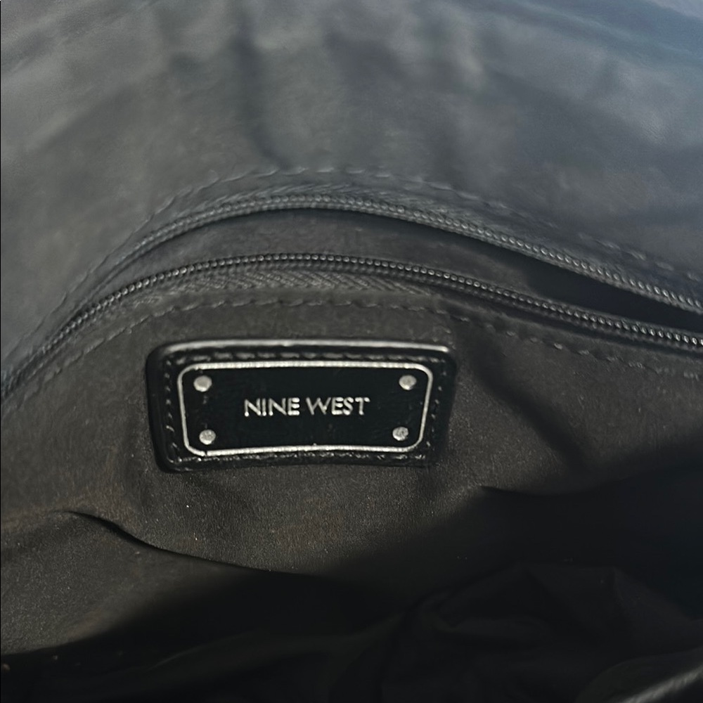 Nine West Black Leather Crossbody Bag - Picture 6 of 7